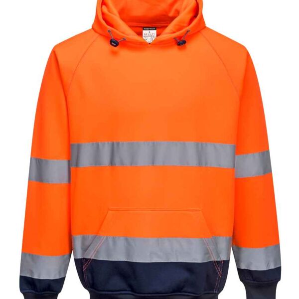 Portwest Hi-Vis Two Tone Hooded Sweatshirt Thumbnail