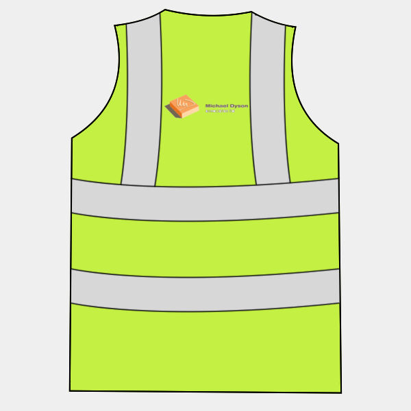 UC801 "YELLOW" -  Hi Vis Safety Waistcoat - "MICHAEL DYSON"  Thumbnail